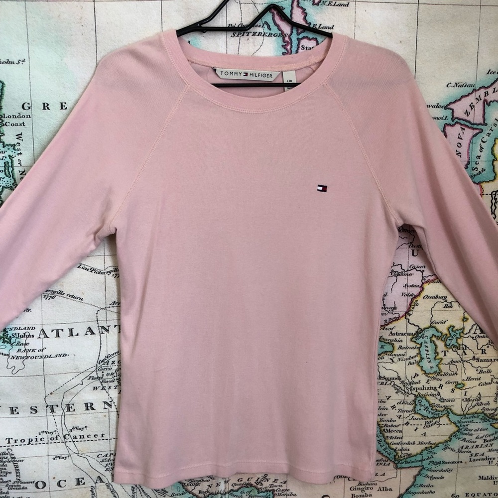 Tommy Hilfiger Light Pink Long Sleeve Shirt - Picture 2 of 4